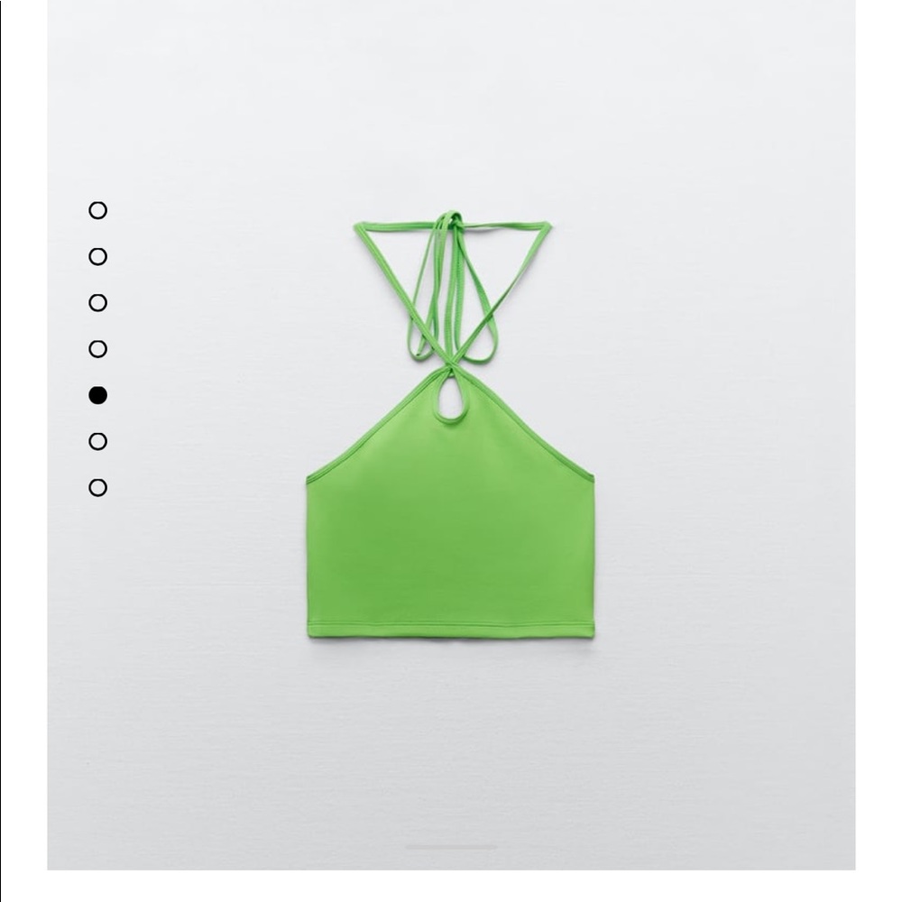 Zara Green Halter Top